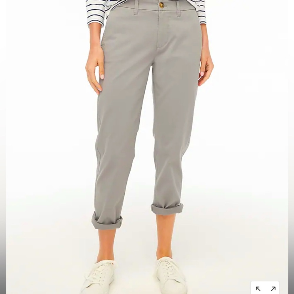 J. Crew High Rise Girlfriend Chino